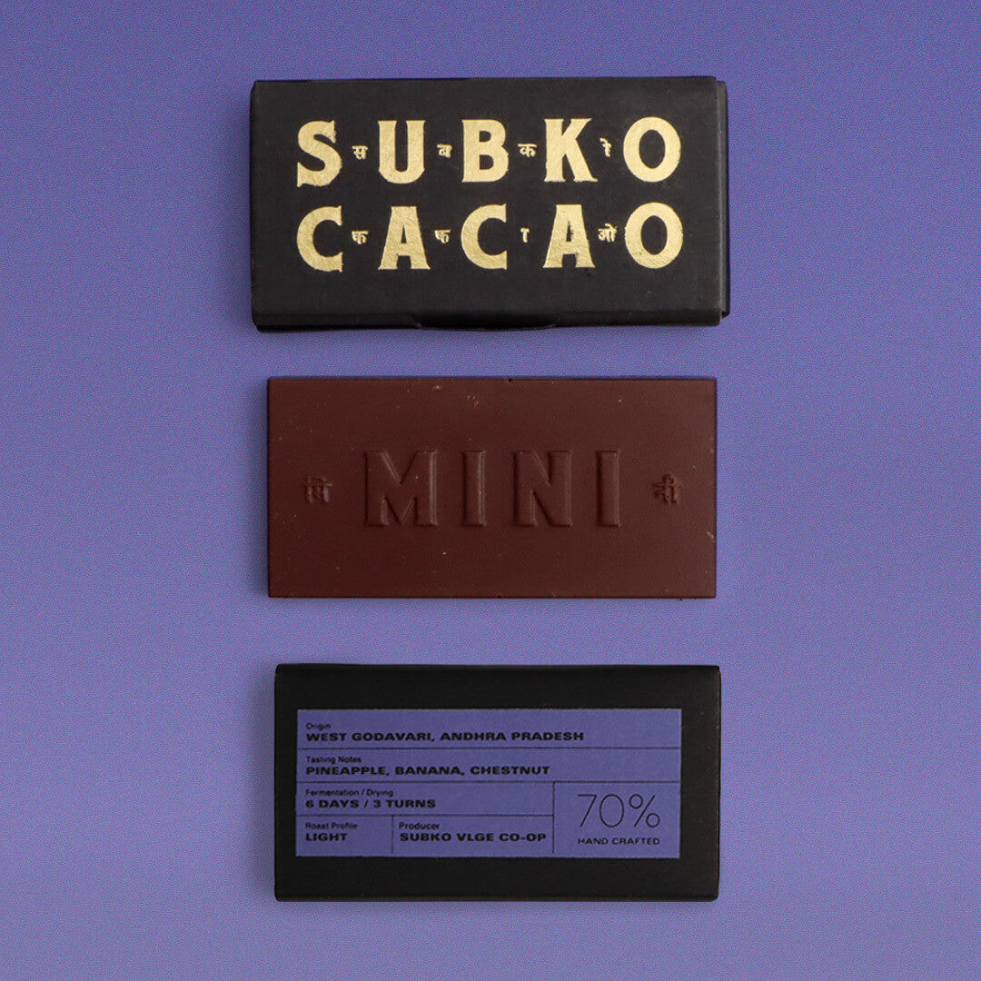 Terroir (70% Dark): Sai Farms, West Godavari, Andhra Pradesh (Single Origin Dark Chocolate)