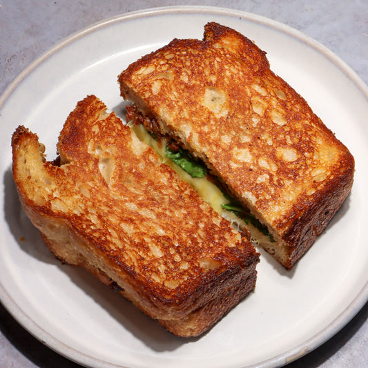 Bacon Onion Grilled Cheese