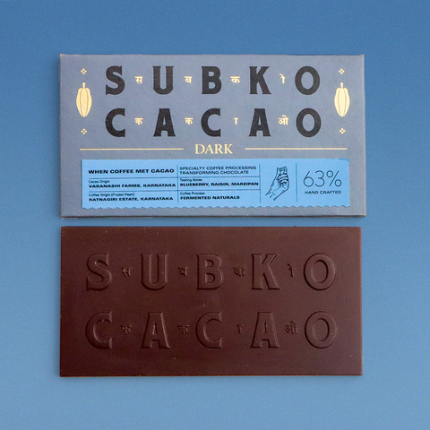 Dark/Milk/White Series: When Coffee Met Cacao (63% Dark)
