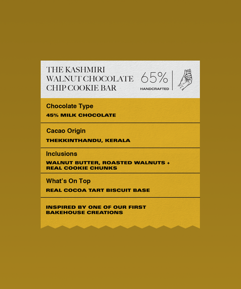Experimental: The Kashmiri Walnut Chocolate Chip Cookie Bar