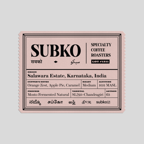 Project Salawara Bros.: Salawara Estate, Karnataka | Mosto Fermented Naturals| Medium Roast