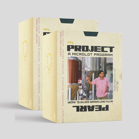 Project Pearl, Ratnagiri Estate, Karnataka (SCA 86+): Carbonic Maceration + 48hrs yeast Naturals: Espresso Roast (Medium)