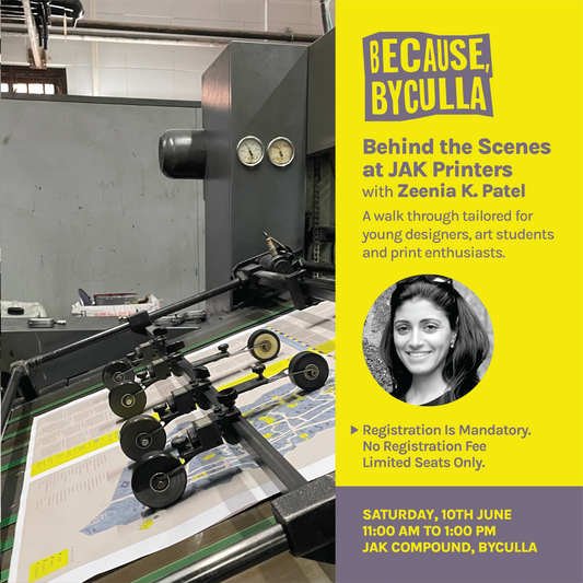 [June 10th] Because Byculla - Sneak Peak into a Specialty Printing Press with Zeenia