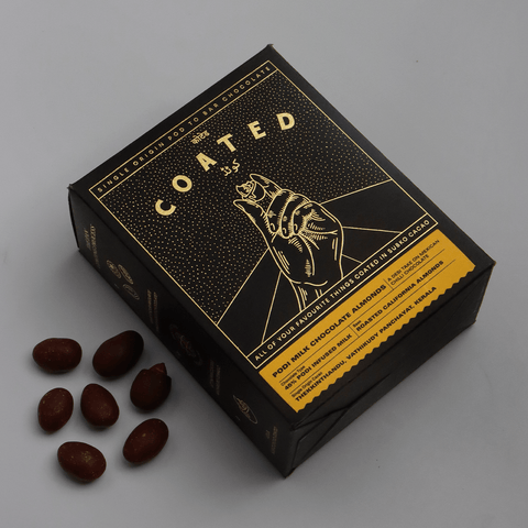 Coated: Podi Milk Chocolate Almonds