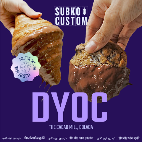 [4 Days A Week] DYOC: Dip Your Own Cookie / Croissant