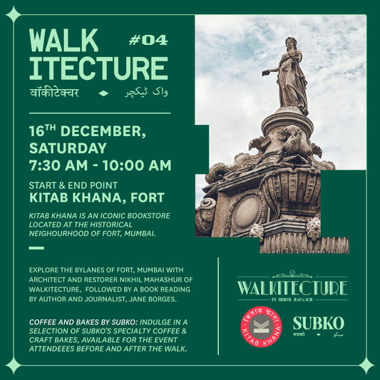 [December 16th] WALKITECTURE x SUBKO x KITAB KHANA