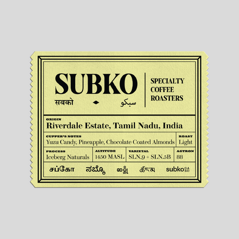 Riverdale Estate: Yercaud, Tamil Nadu | Iceberg Naturals | Light Roast