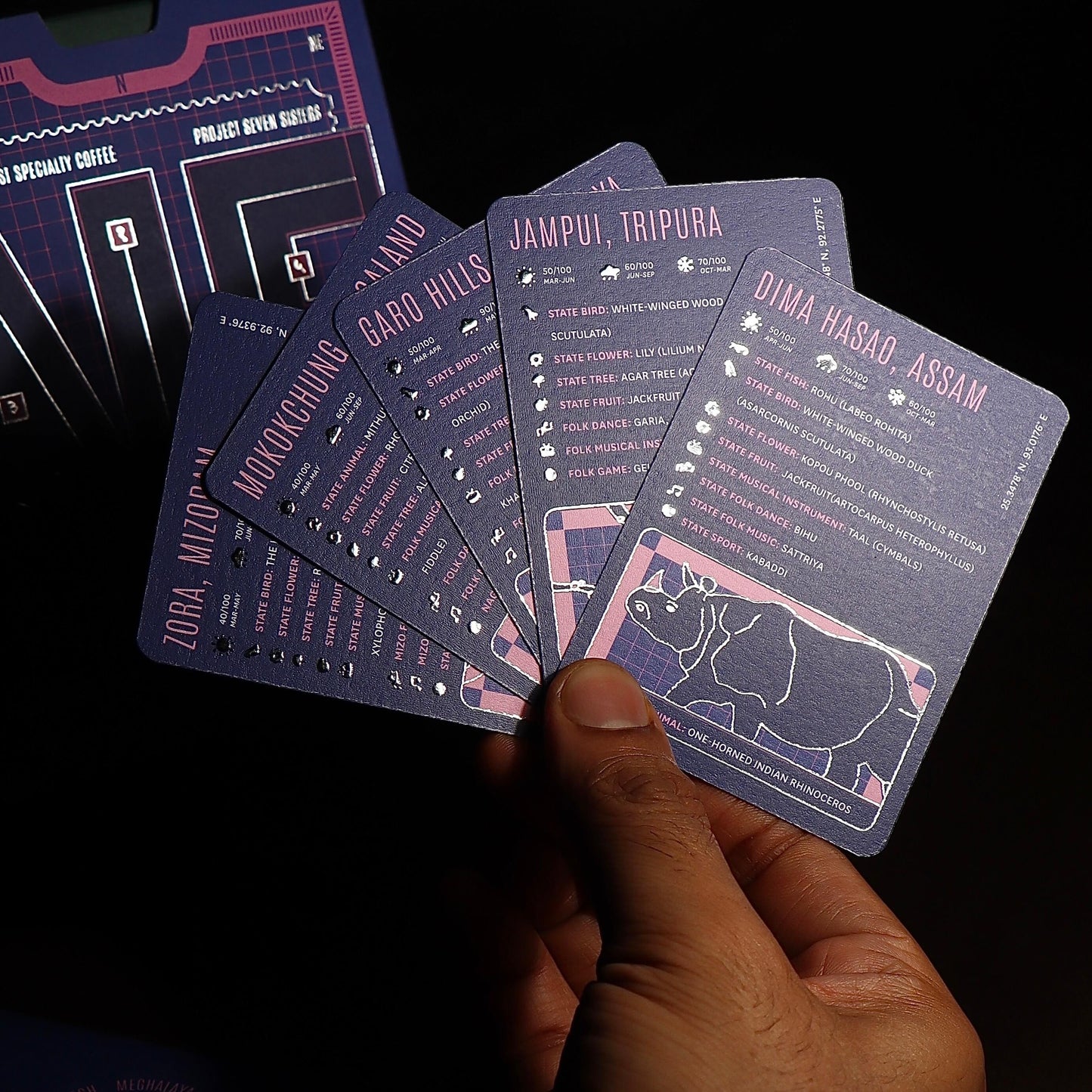 Project Seven Sisters: Pack of 5 Cards [Pan-India]