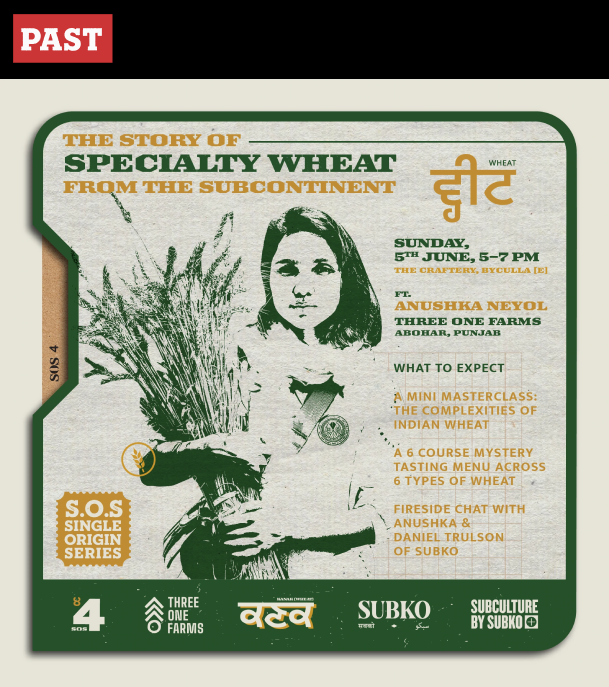 [June 5th] Single Origin Series: Ft. Anushka Neyol, Three One Farms, Abohar, Punjab